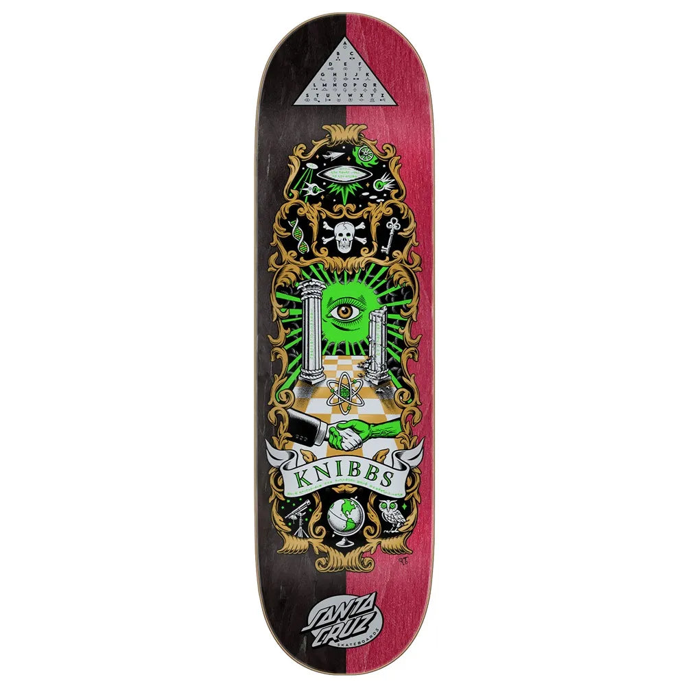 SANTA CRUZ Knibbs Cryptic 8.5 X 31.6 Pro Shaped Deck - Multi
