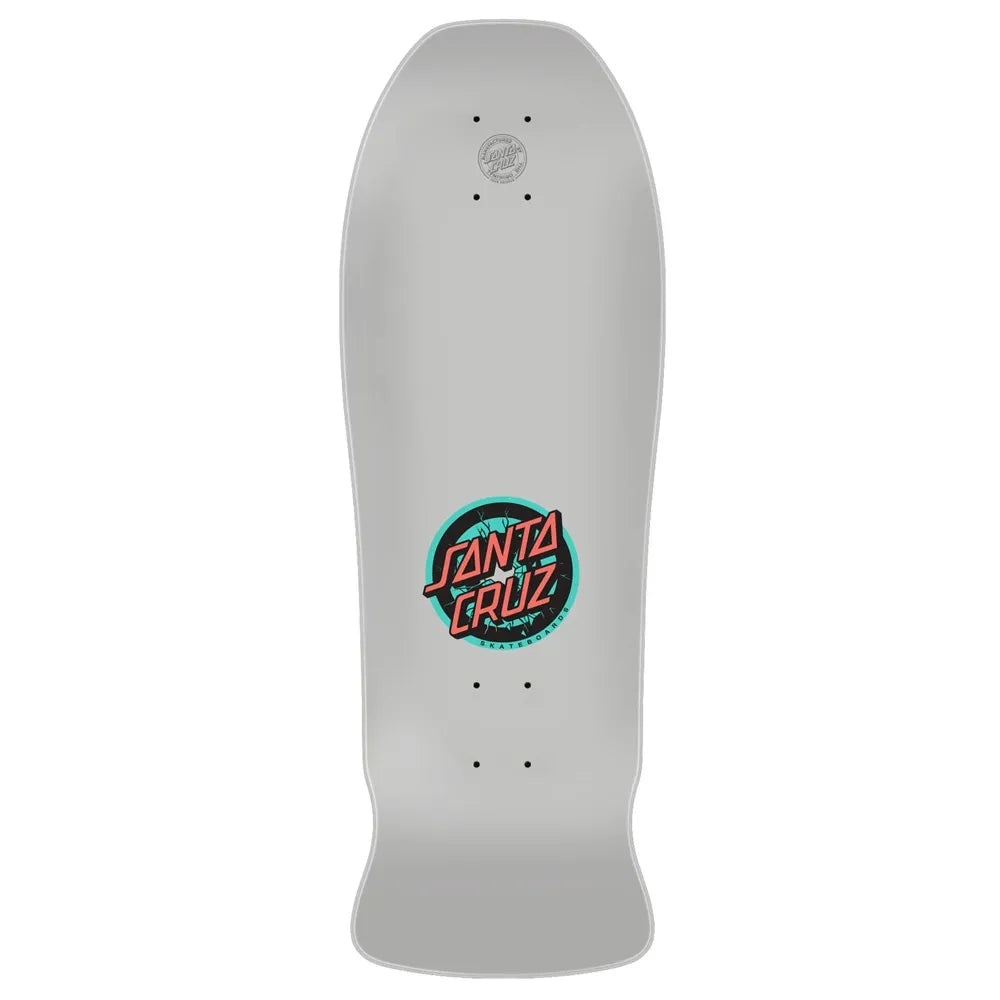 SANTA CRUZ Roskopp Five Reissue  10.22 X 30.25 Cruiser Deck - Silver