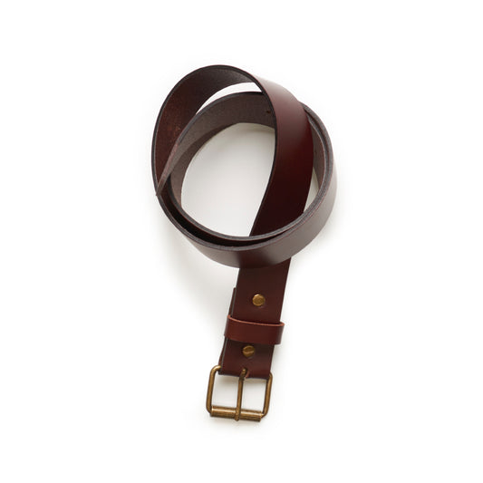 AS COLOUR Leather Belt - Brown