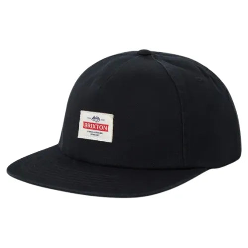 BRIXTON Trademark Snapback Cap - Black