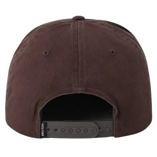 BRIXTON Trademark Snapback Cap - Walnut Brown