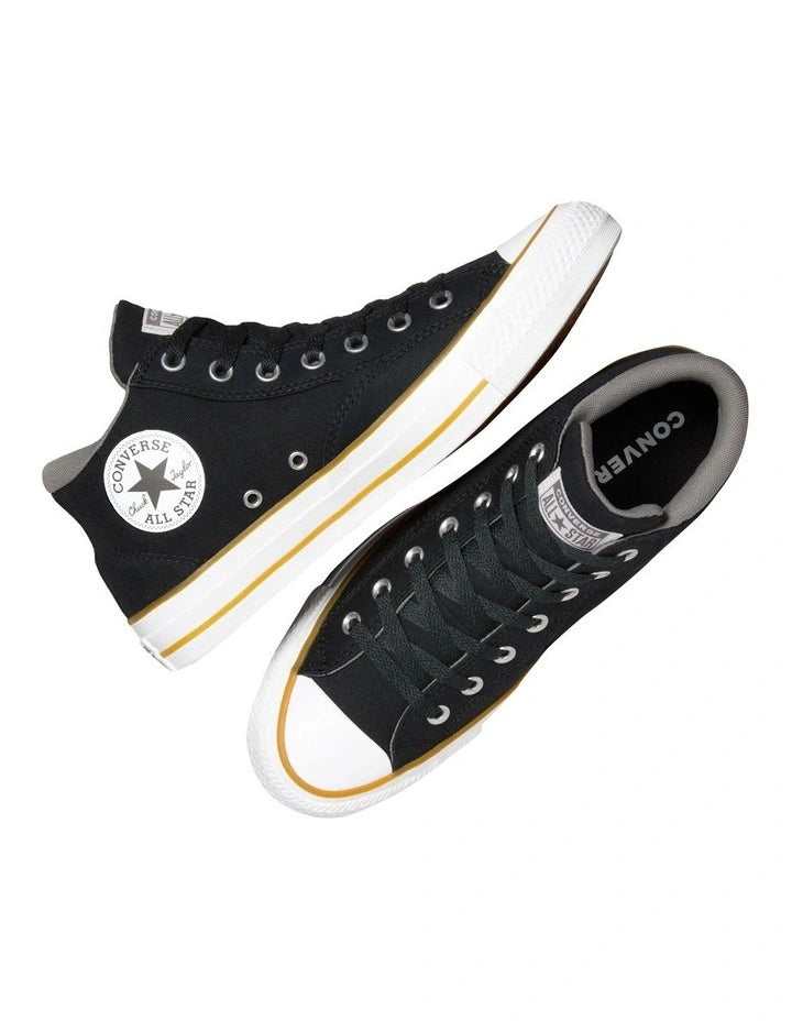 CONVERSE Chuck Taylor All Star Malden Street Mens Mid Shoe - Black/White/Origin Story