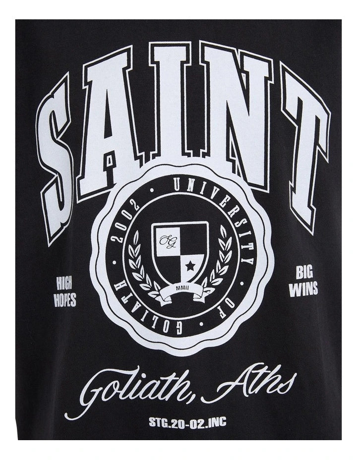 ST GOLIATH Princeton Youth Tee - Washed Black