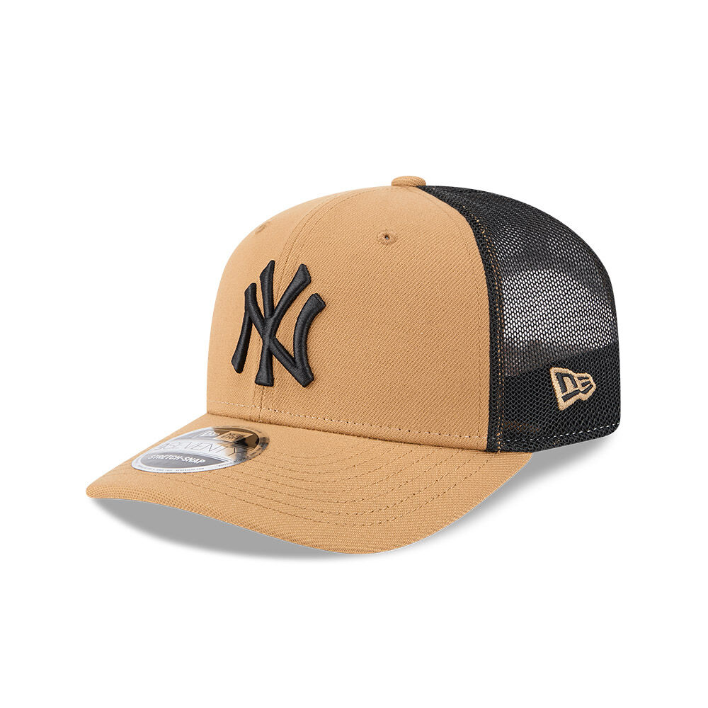 NEW ERA New York Yankees Mesh Back 9SEVENTY Snapback Cap - Wheat/Black