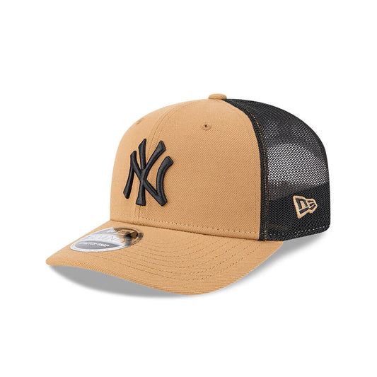 NEW ERA New York Yankees Mesh Back 9SEVENTY Snapback Cap - Wheat/Black