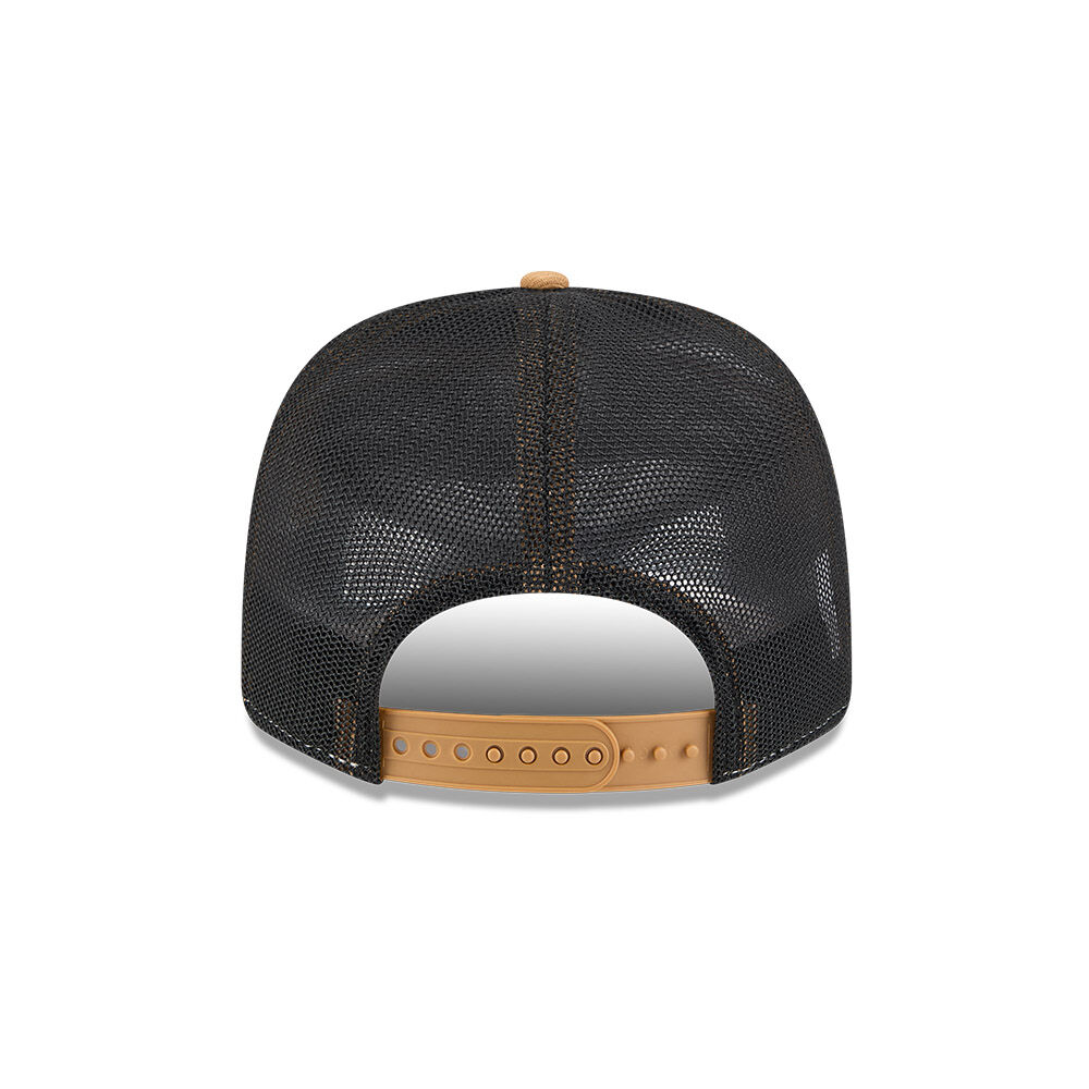 NEW ERA New York Yankees Mesh Back 9SEVENTY Snapback Cap - Wheat/Black