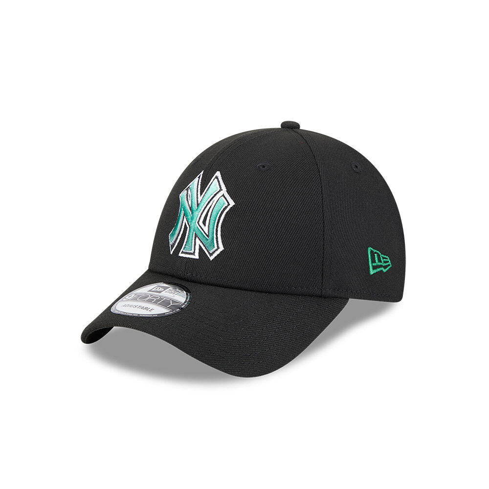 NEW ERA New York Yankees Emerald Blend Repreve 9FORTY Snapback Cap - Black/Emerald