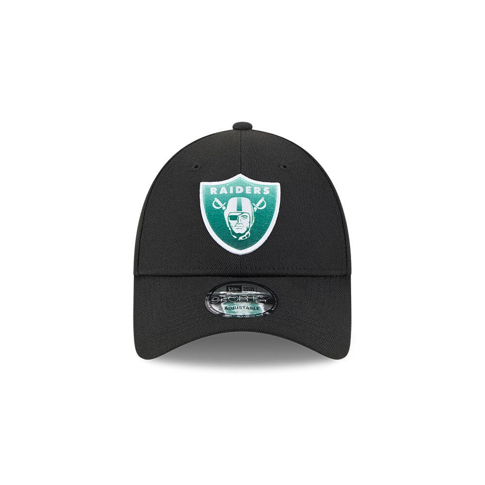 NEW ERA Las Vegas Raiders Emerald Blend Repreve 9FORTY Snapback Cap - Black/Emerald