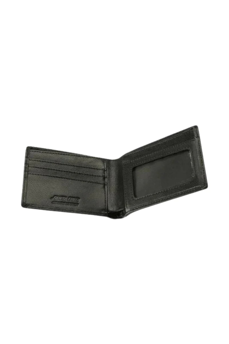 SANTA CRUZ Opus Dot Leather Wallet - Black