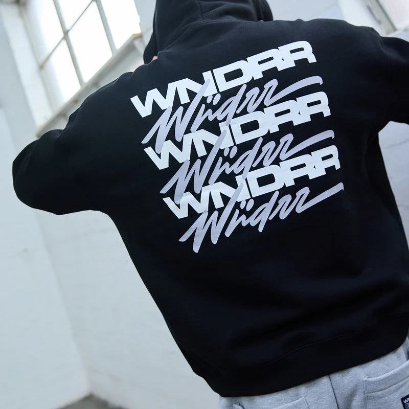 WNDRR Hex Mens Hoodie - Black