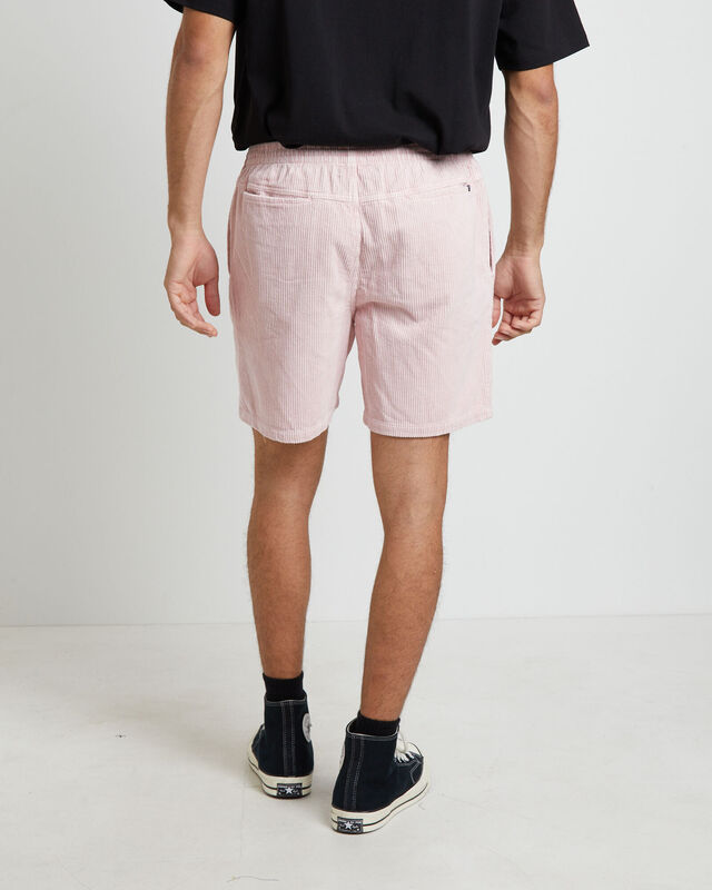 STUSSY Wide Wale Cord Mens Beach Short - Pigment Washed Pink