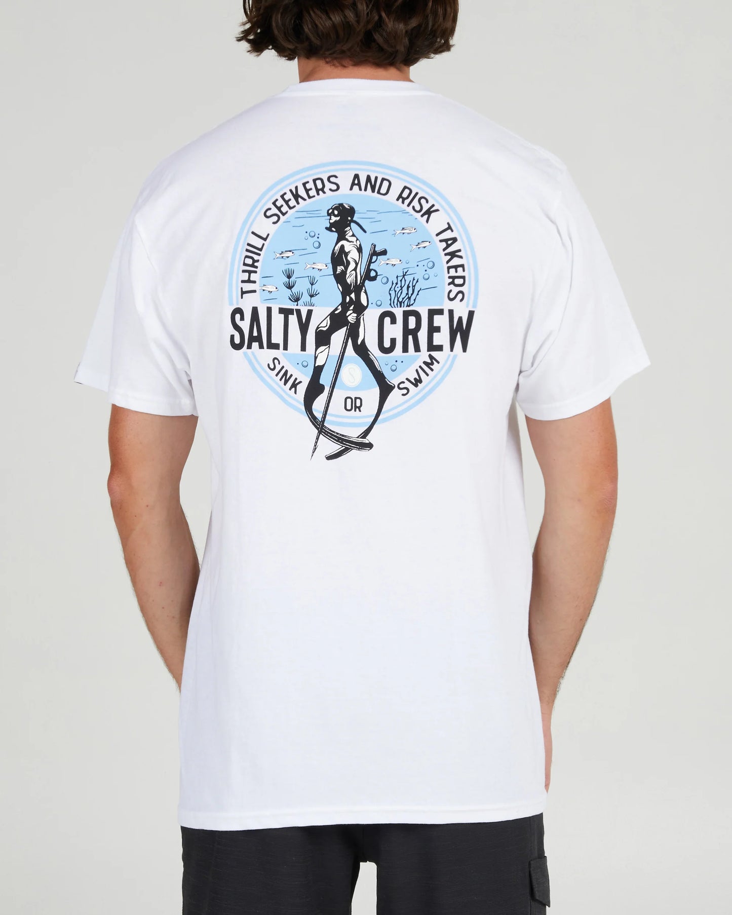 SALTY CREW Dive Bar Mens Tee - White