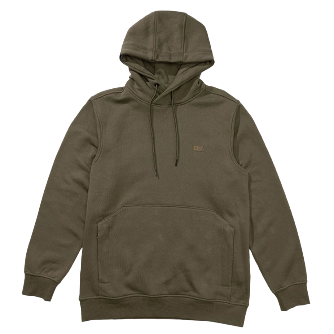 SALTY CREW Long Range Tech Fleece Mens Hoodie - Olive