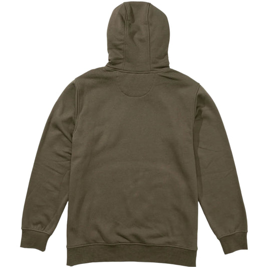 SALTY CREW Long Range Tech Fleece Mens Hoodie - Olive