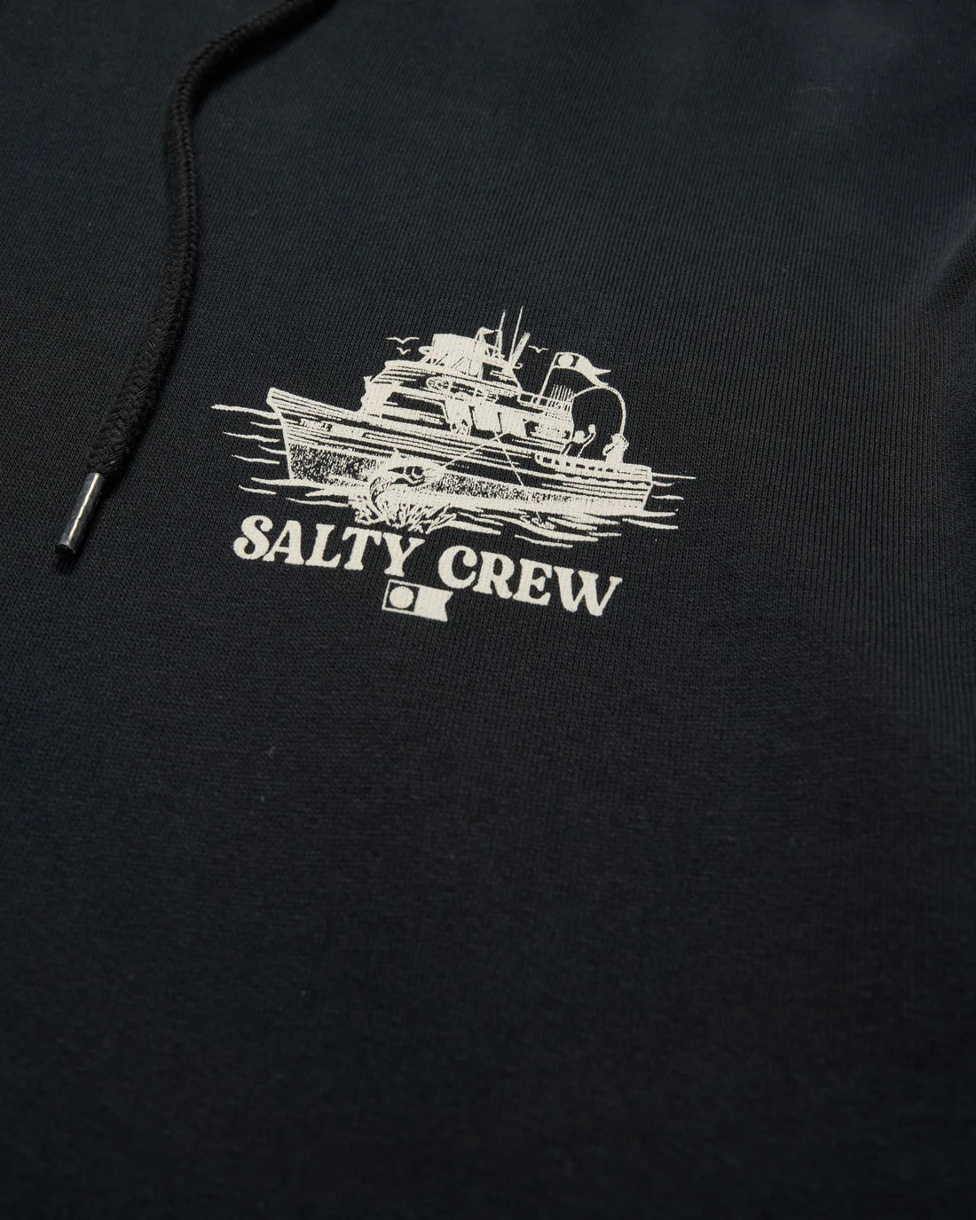 SALTY CREW Day Charter MW Mens Hoodie - Black