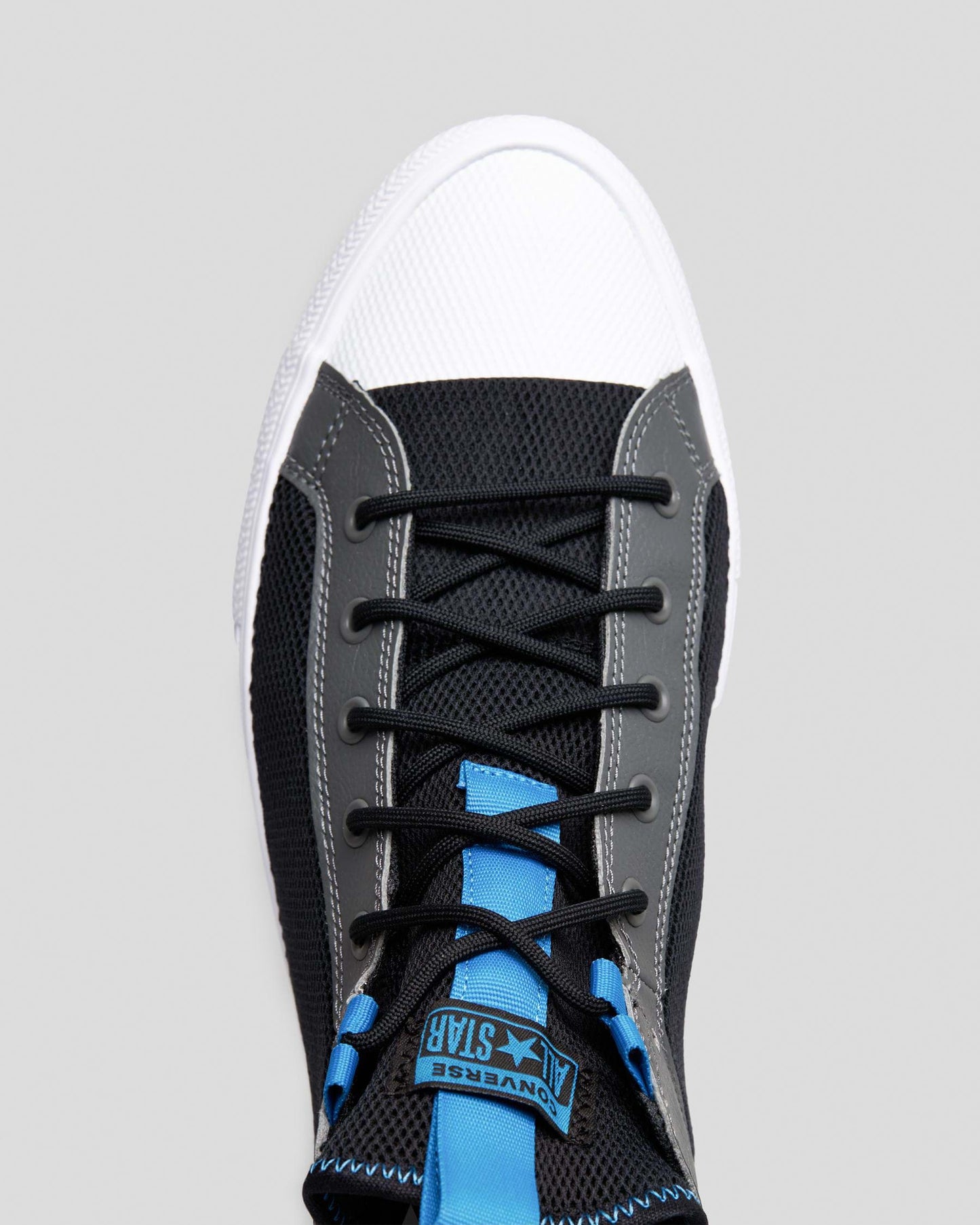 CONVERSE Chuck Taylor Ultra Mens Mid Shoe - Black/Cyber Grey/Dial Up Blue