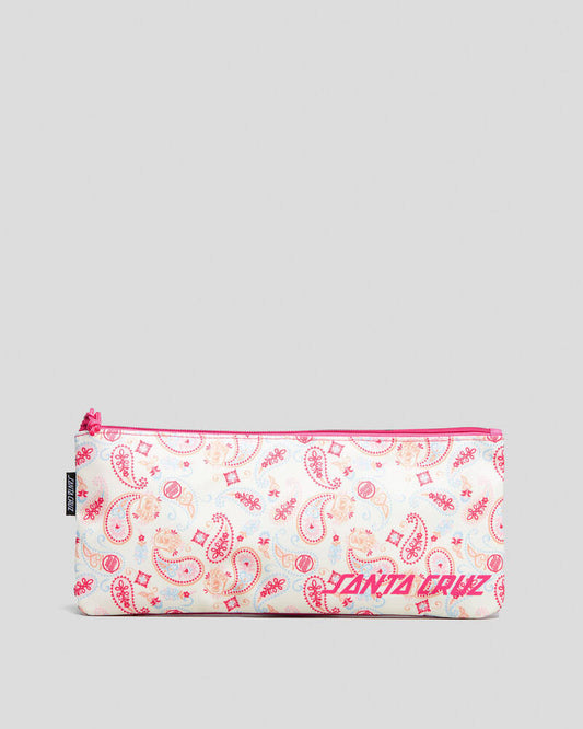 SANTA CRUZ Screaming Paisley Girls Pencil Case - Pink