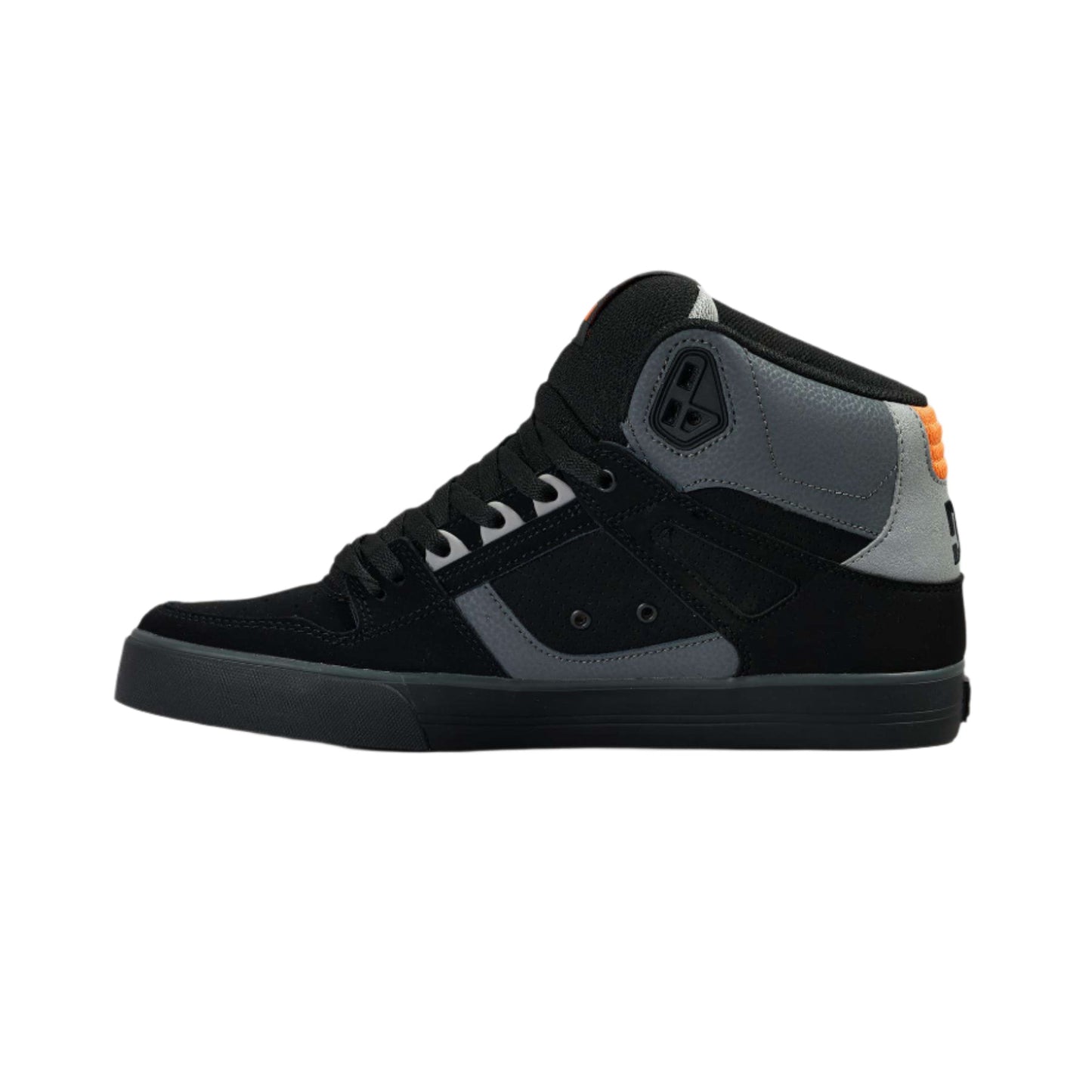 DC Pure Hi Wc Mens Shoe - Black/Orange/Grey