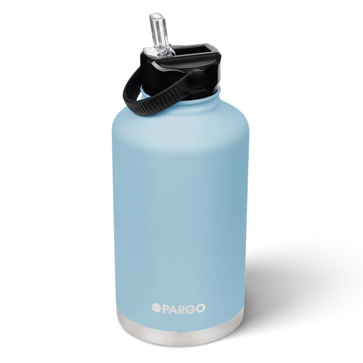 PARGO 1890ml Insulated Sports Drink Bottle w/ Straw Lid - Bay Blue