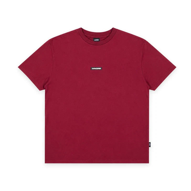 WNDRR Union Box Fit Tee - Blood Red