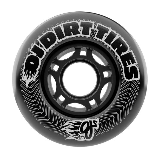 OJ WHEELS 78A Vandals Dirt Tires Thunder Juice 70mm Skateboard Wheels - Black