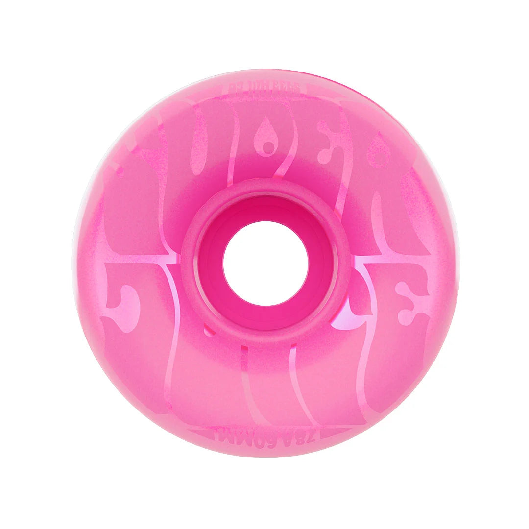 OJ WHEELS 78A Bubble Gum Super Juice 60mm Skateboard Wheels - Pink