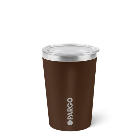 PARGO 12oz Insulated Coffee Cup - Chocolate Brown