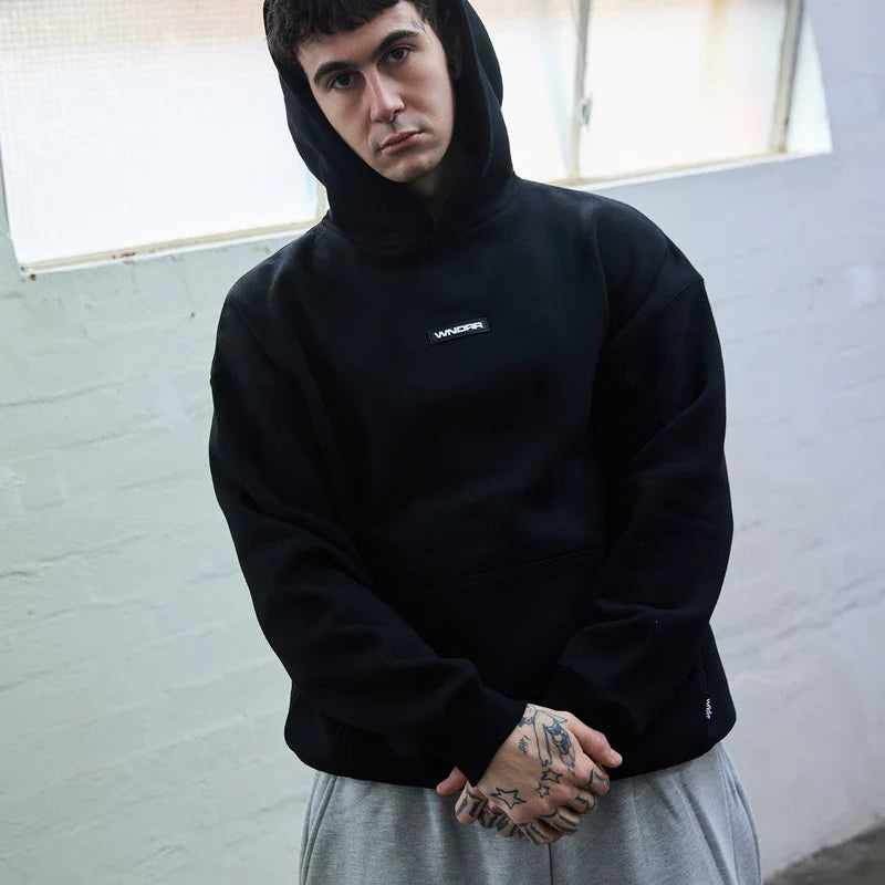 WNDRR Hex Mens Hoodie - Black