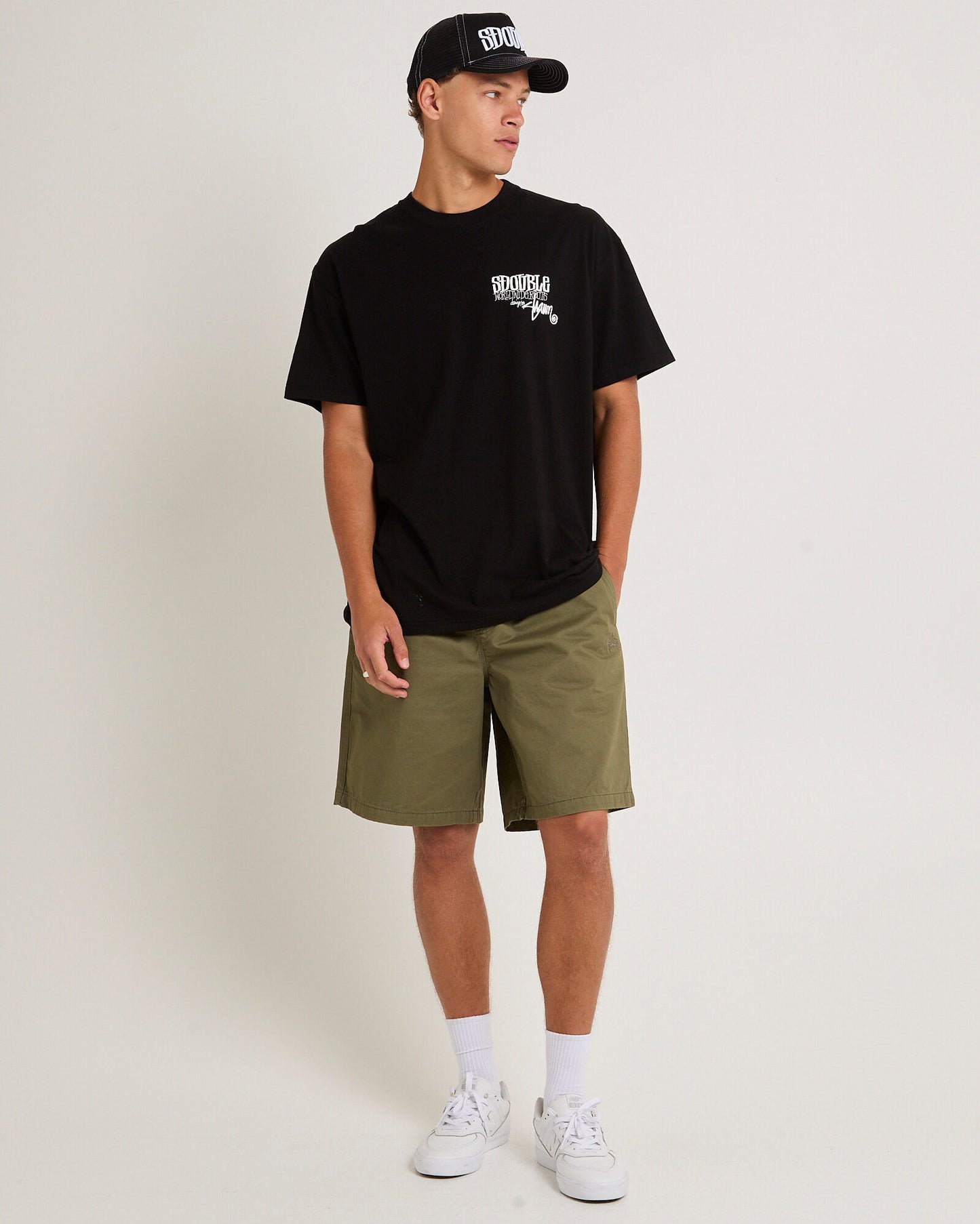 SDOUBLE World Wide Roots Mens Tee - Black