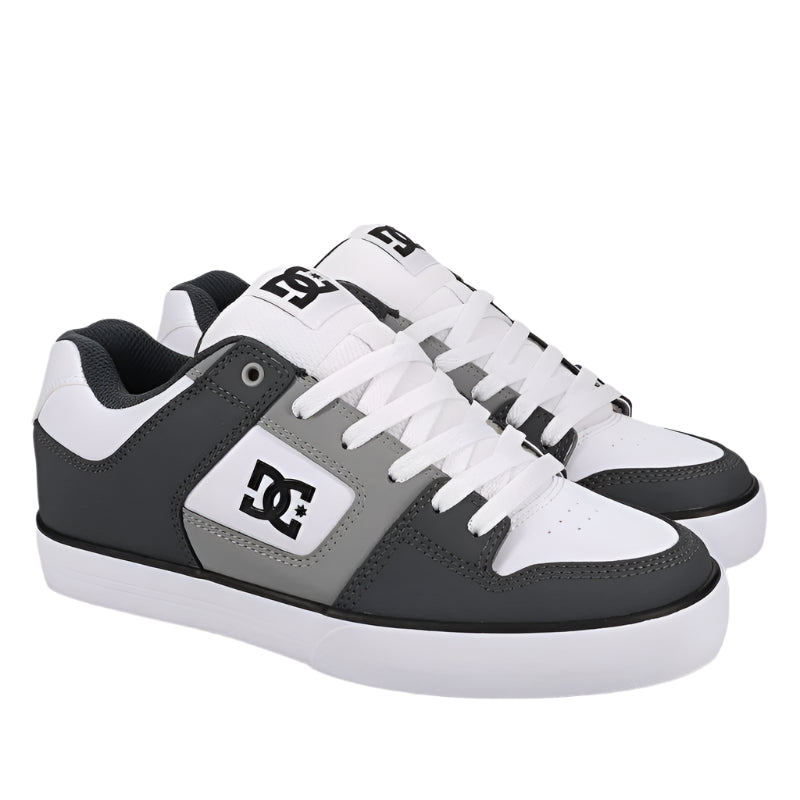 DC Pure Mens Shoe - Grey/Lt Grey/White