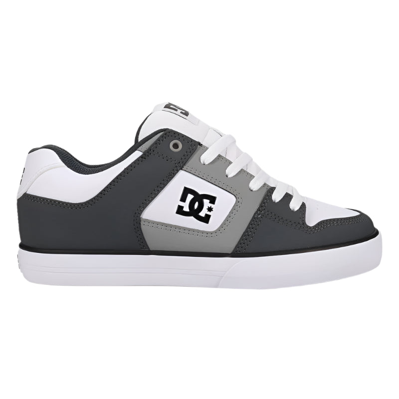 DC Pure Mens Shoe - Grey/Lt Grey/White