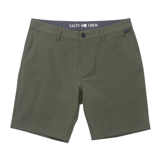 SALTY CREW Drifter 19 Slub Hybrid Mens Short - Four Leaf Clover