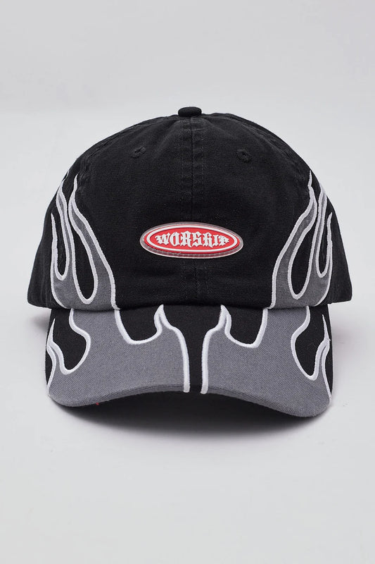 WORSHIP Chalice 6 Panel Strapback Cap - Black