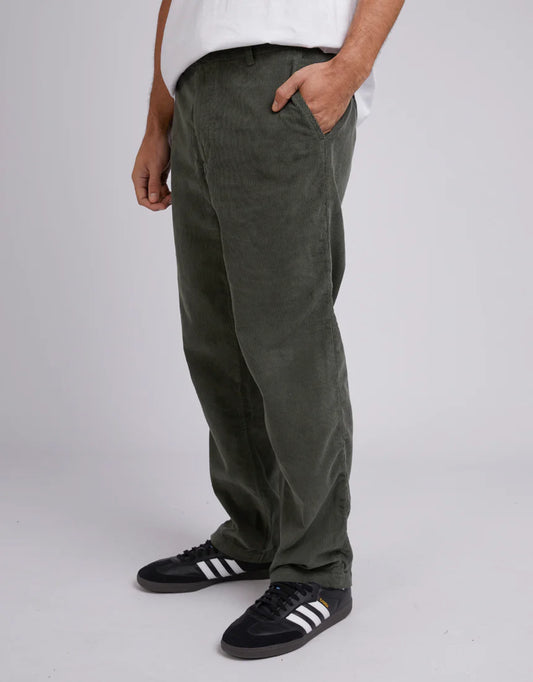 SILENT THEORY Cord Mens Pant - Forrest
