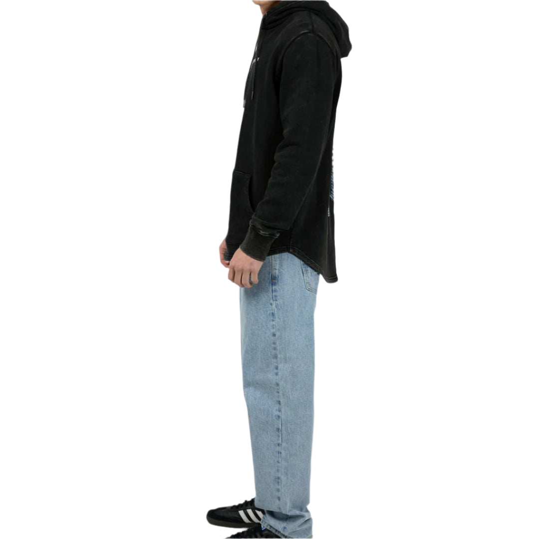 SILENT THEORY Members Mens Hoodie - Washed Black