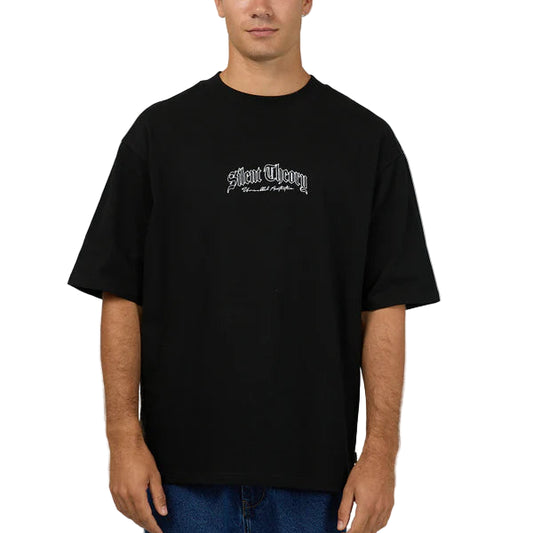 SILENT THEORY Mayhem Box Fit Mens Tee - Black