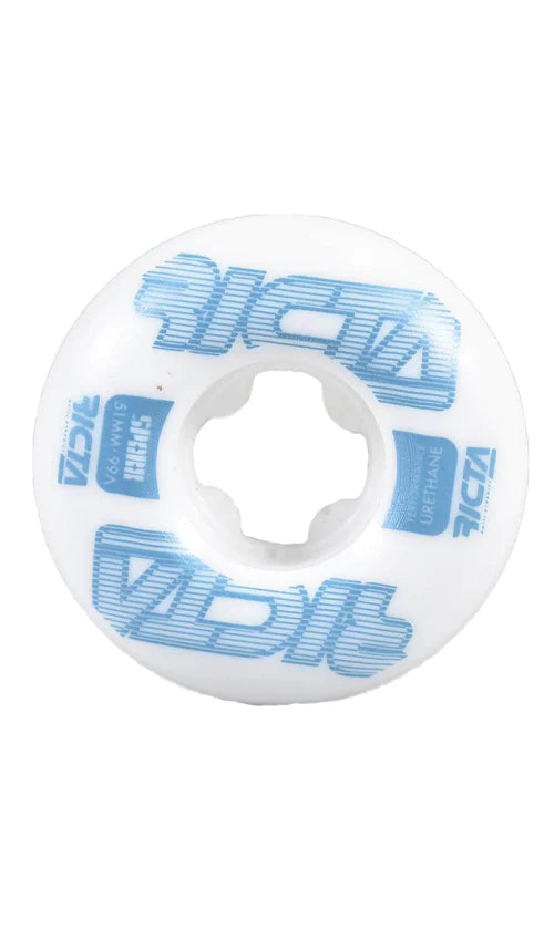 RICTA 99A Framework Sparx 51mm Skateboard Wheels - White/Blue