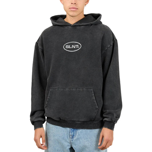 SILENT THEORY Elite Mens Hoodie - Washed Black