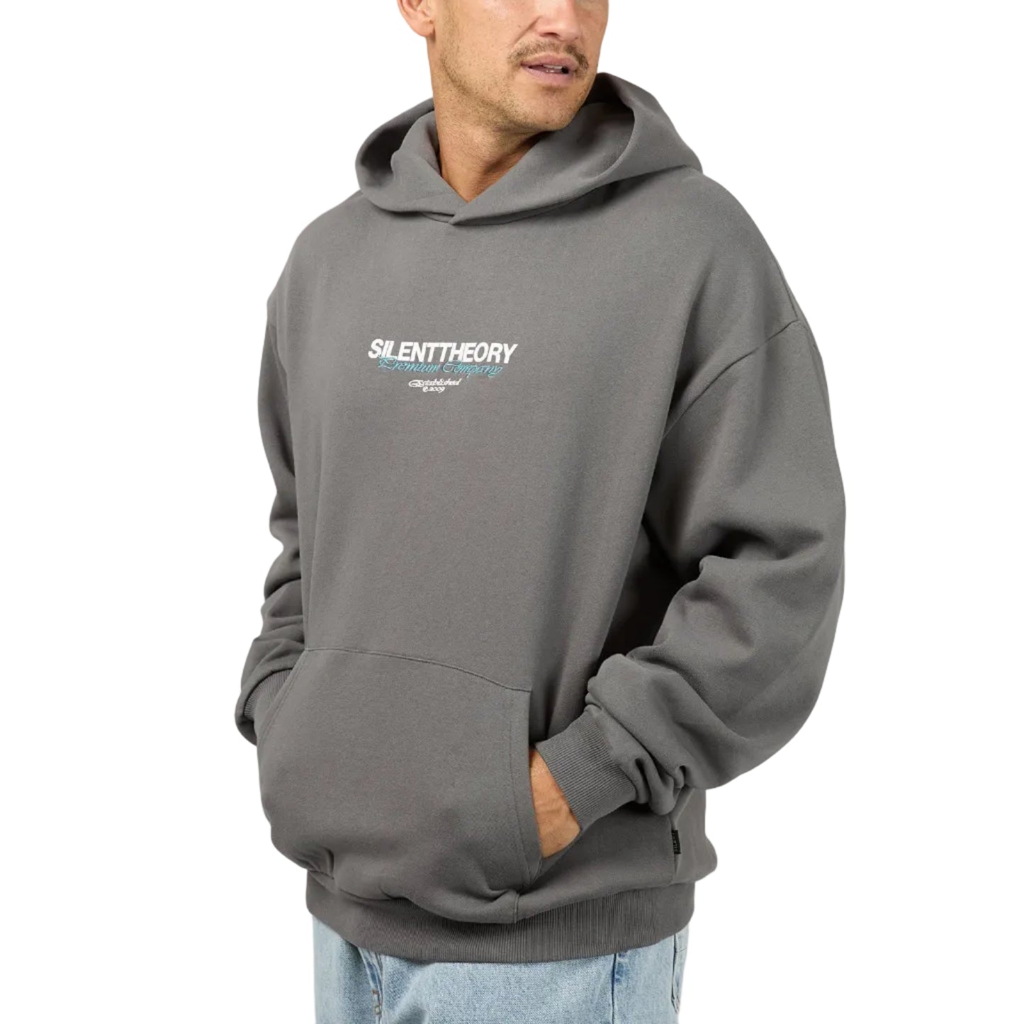 SILENT THEORY Echo Mens Hoodie - Coal