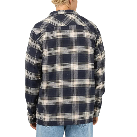 SILENT THEORY Ranger Flannel Shirt - Navy