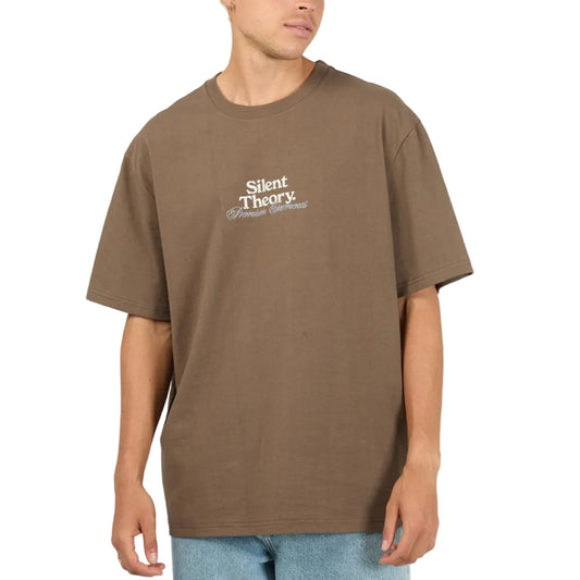 SILENT THEORY Critical Tee - Chocolate