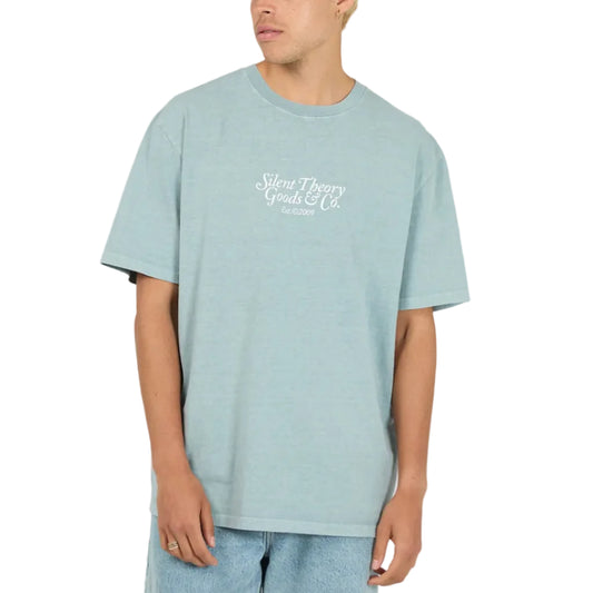 SILENT THEORY Barrier Tee - Surf Spray