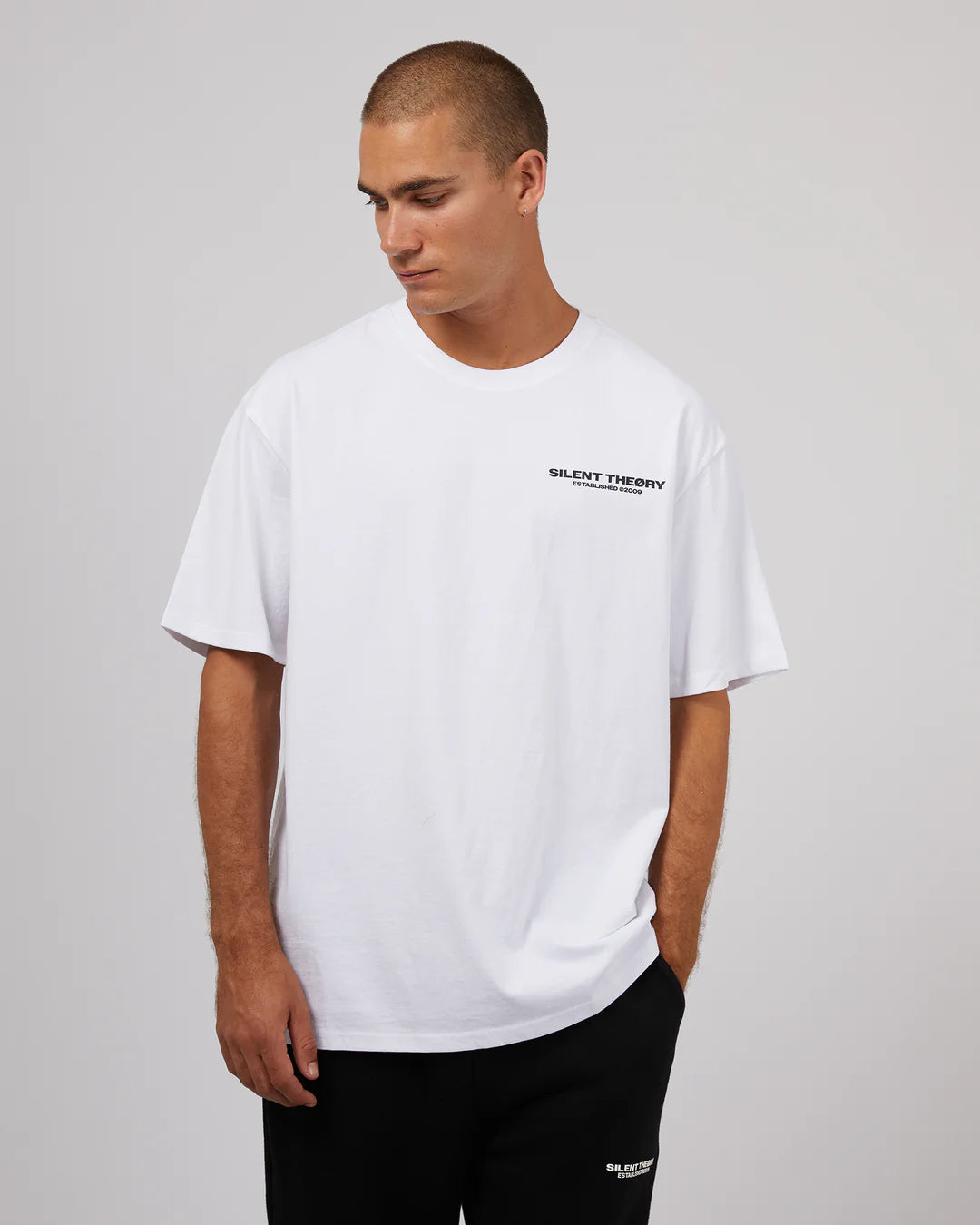 SILENT THEORY Essential Theory Mens Tee - White