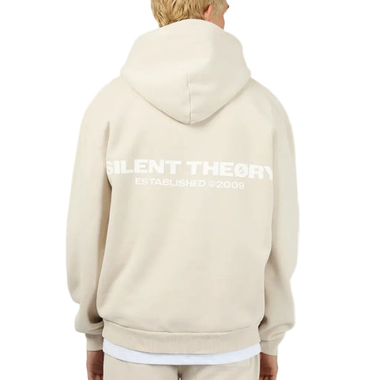 SILENT THEORY Essential Theory Hoodie - Chalk