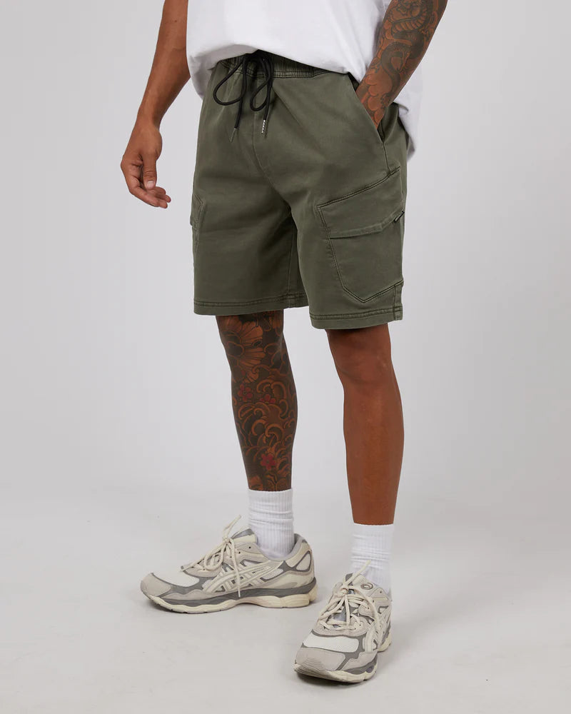 ST GOLIATH Gully Mens Cargo Shorts - Khaki