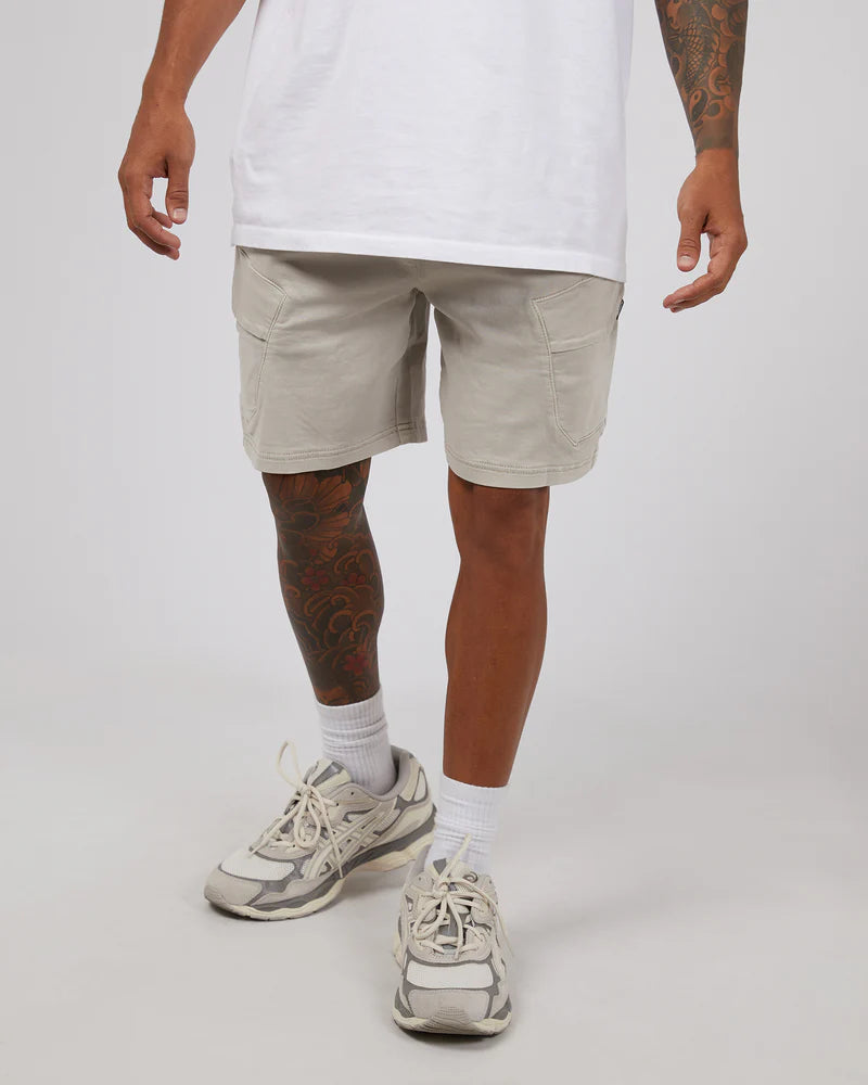 ST GOLIATH Gully Mens Cargo Shorts - Sand