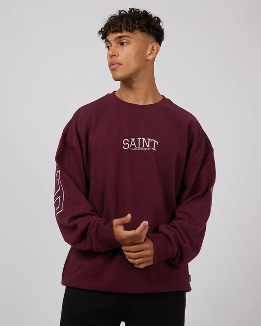 ST GOLIATH Soho Mens Crew - Burgundy