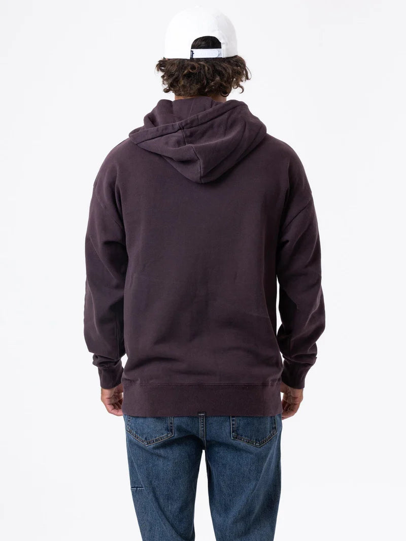 THRILLS Minimal Thrills Slouch Mens Hoodie - Deep Plum