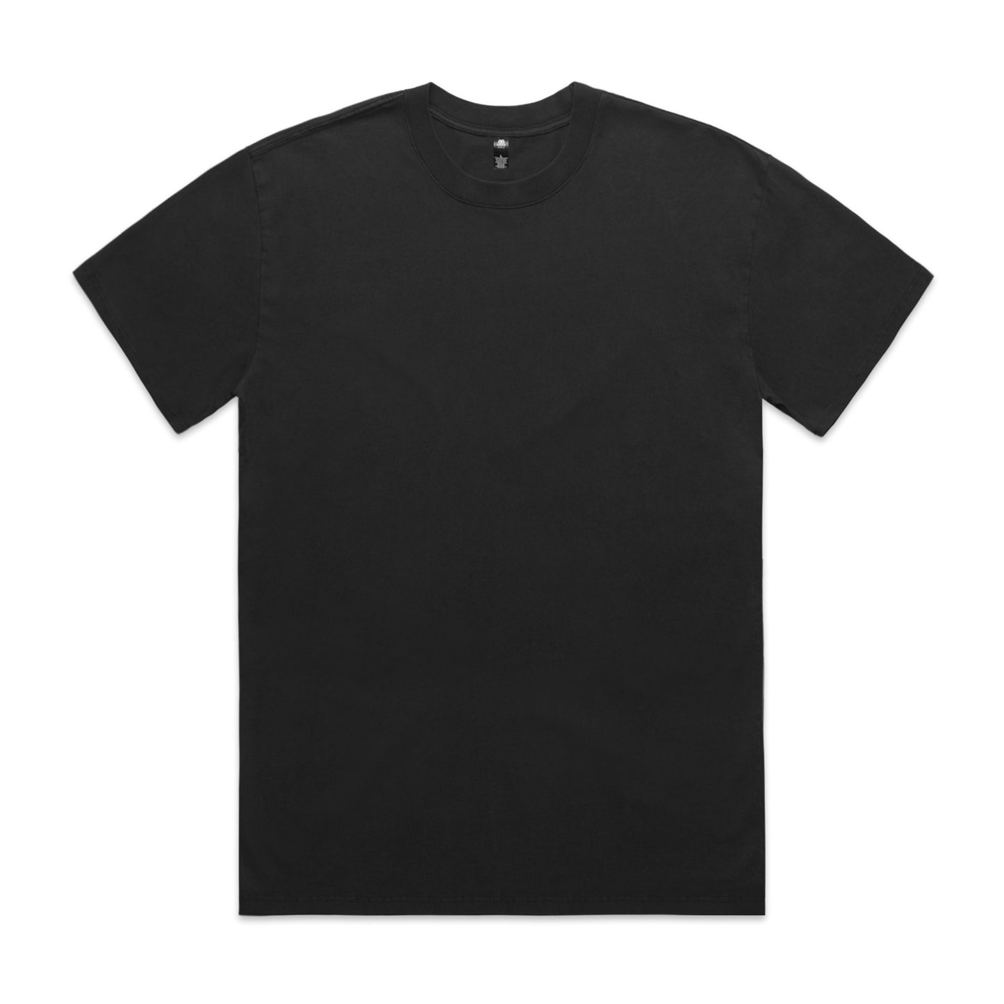 AS COLOUR Heavy Faded Mens Tee - Faded Black