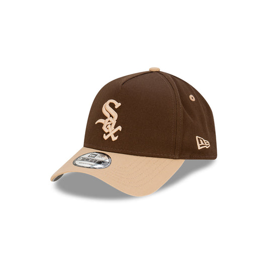 NEW ERA Chicago White Sox 9FORTY K-Frame Snapback Cap - Toffee/Walnut